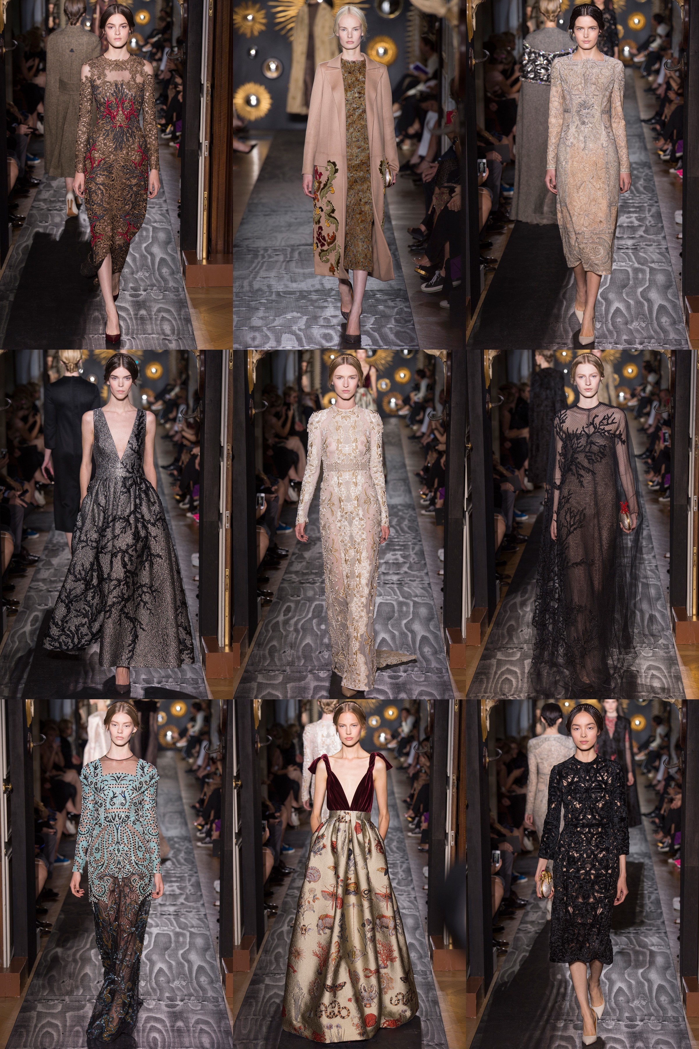 Robes de soirée sublimes dans la collection Haute Couture Automne 2013 de valentino