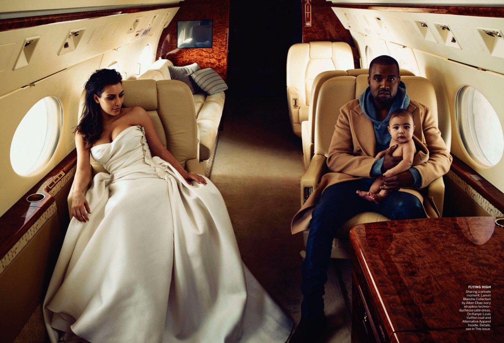 Kim Kardashian et Kanye West pour Vogue