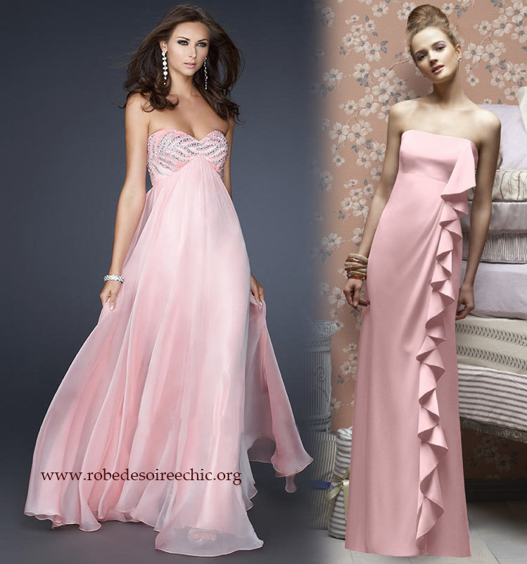 robe soirée rose enceinte