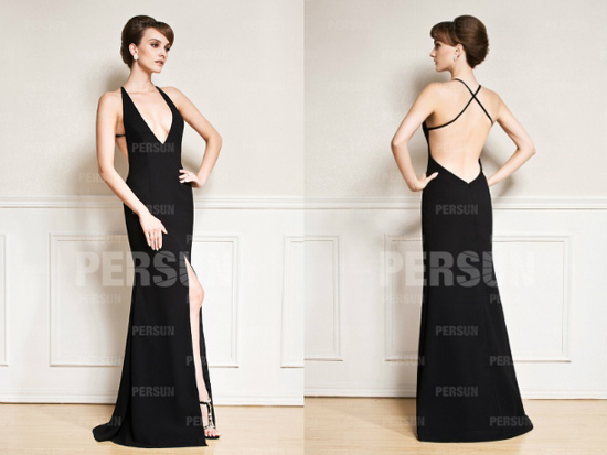 robe-de-soiree-longue-noire-v-plongeant