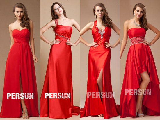 robes-de-soiree-rouge-decollecte