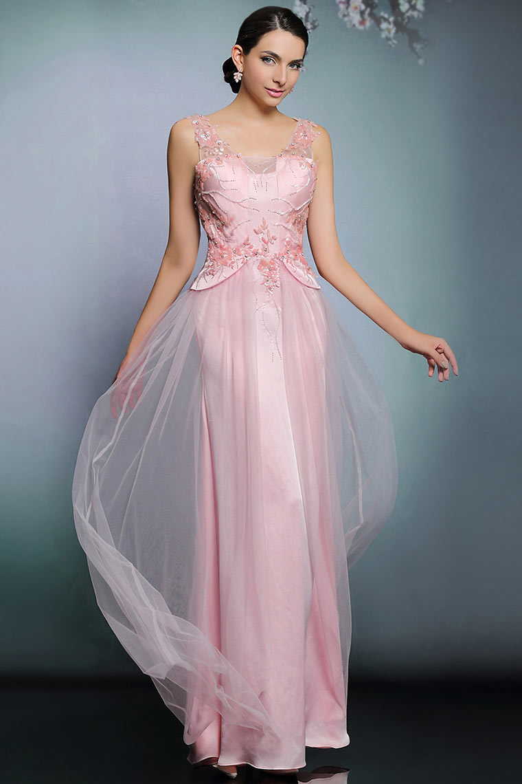 robe-de-soiree-rose-sexy-en-tulle