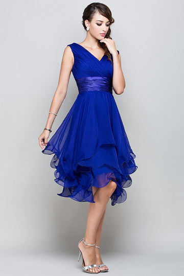 robe-de-soiree-bleu-courte