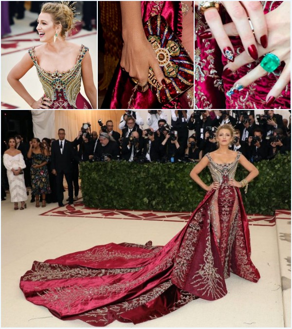 des accessoires de Blake Lively pour Met Gala 2018