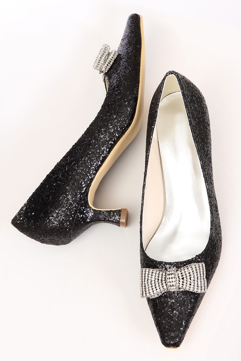 escarpin avec bride petit talon
