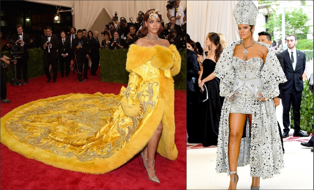 look spécial de rihanna met gala 