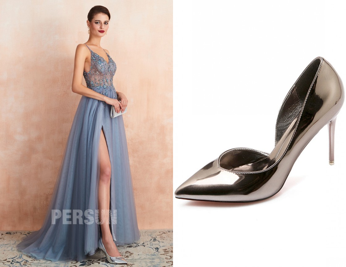 chaussures plates robe de soirée